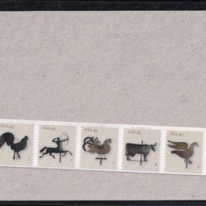 Scott #4617a (4613-17) Weather Vanes (PNC25) Plate # Coil of 25 Stamps - Sealed