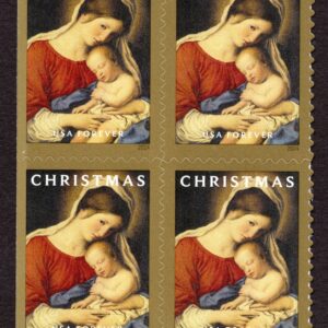Scott #5940 Madonna and Child (Sassoferrato) Booklet Block of 4 Stamps - MNH
