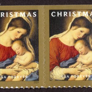 Scott #5940 Madonna and Child (Sassoferrato) Booklet Pair of Stamps - MNH