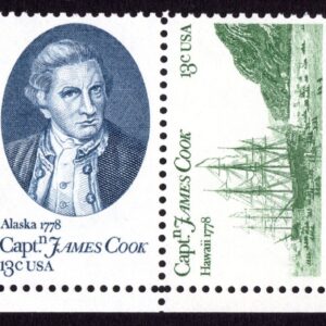 Scott #1733b (1732-1733) Capt. James Cook (Hawaii) Strip of 4 Stamps - MNH