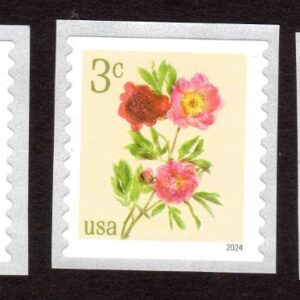 Scott #5906a (5902-06) Flowers Single Coil Stamps - MNH