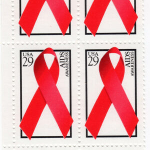 Scott #2806 AIDS (HIV) Plate Block of 4 Stamps - MNH