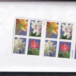 Scott #4865b Winter Flowers Booklet of 20 Stamps & (4) FDC - Sealed