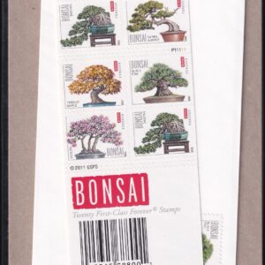 Scott #4622b Bonsai Trees Booklet of 20 Stamps & FDC - Sealed
