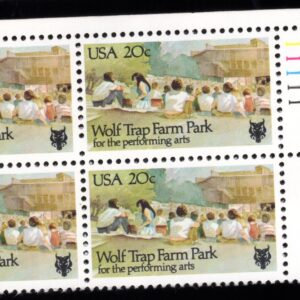 Scott #2018 Wolf Trap Farm Park Plate Block of 4 Stamps - MNH P#11111 UR