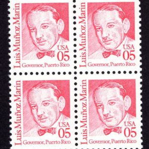 Scott #2173a Luis Munoz Marin Block of 8 Stamps - MNH