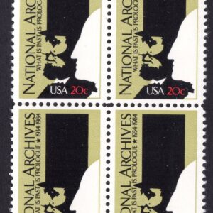 Scott #2081 National Archives Block of 4 Stamps - MNH