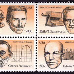 Scott #2058a (2055-58) American Inventors Block of 4 Stamps MNH