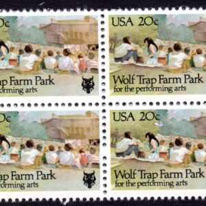Scott #2018 Wolf Trap Farm Park Block of 4 Stamps - MNH