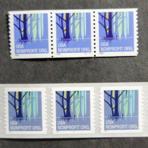 Scott #3207 & 3207a Non-Profit Wetlands Plate # Coil of 3 Stamps (PNC3) - MNH XF