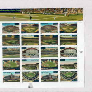 Scott #3519a (3510) Legendary Baseball Fields Sheet of 20 Stamps - Sealed White