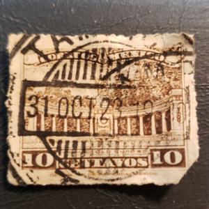 Stamp Latin America Mexico 1923 10c Juarez Colonnade, Mexico, D.F. A83 #638