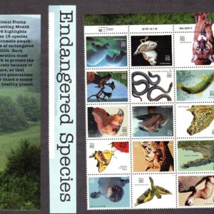 Scott #3105 (3091-3105) Endangered Species Sheet of 15 Stamps - MNH Separated