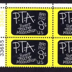 Scott #1463 PTA Plate Block of 4 Stamps - MNH UL