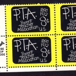 Scott #1463 PTA Zip Block of 4 Stamps - MNH