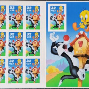 Scott #3204 Sylvester & Tweety Sheet of 10 Stamps - MNH