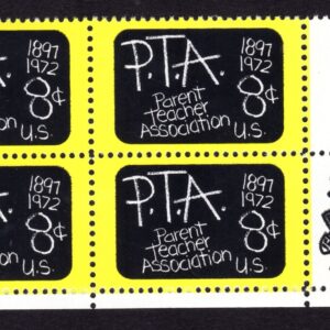 Scott #1463 PTA Zip Block of 4 Stamps - MNH Ghosted Mr. Zip