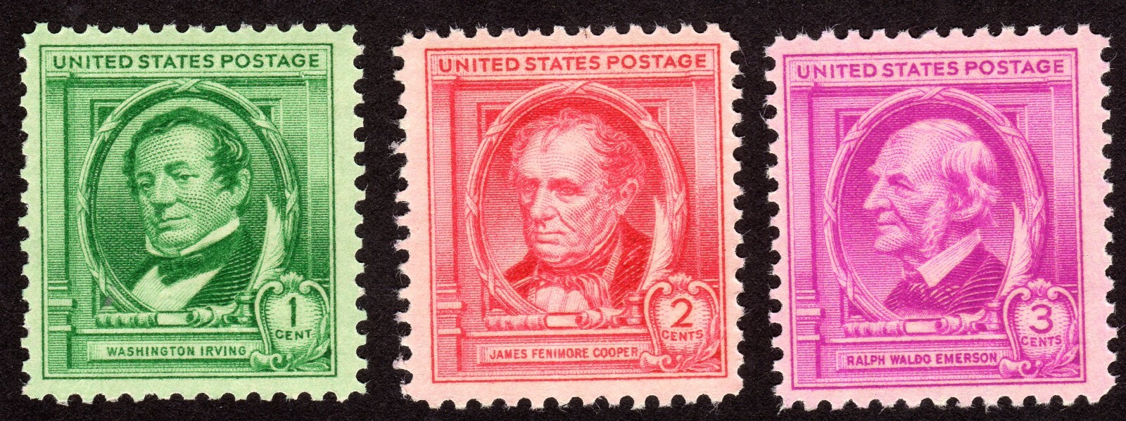 Scott #859-860-861 Irving Cooper Emerson - MNH