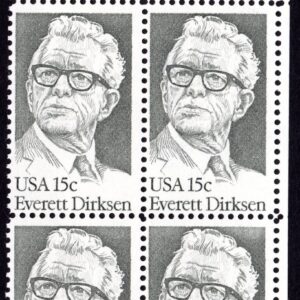 Scott #1874 Everett Dirksen Zip Block Of 4 Stamps - MNH