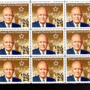 Scott #2513 Dwight D. Eisenhower Plate Block of 15 Stamps - MNH UL