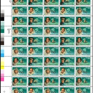 Scott #2389a (2386-89) Antarctic Explorers Sheet of 50 Stamps - MNH LL