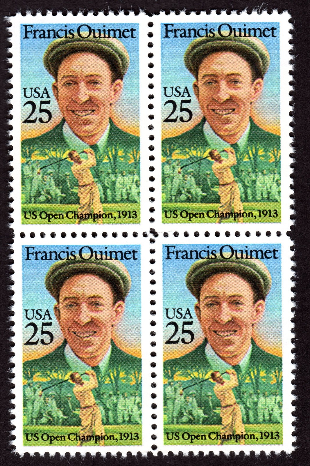 Scott #2377 Francis Ouimet Block of 4 Stamps - MNH