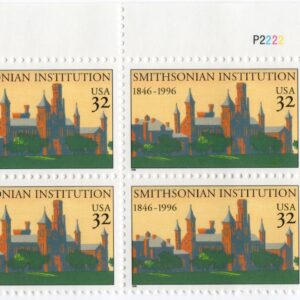 Scott #3059 32c Smithsonian Institution Plate Block of 4 Stamps - MNH