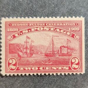 Scott #372 Hudson-Fulton Celebration Single Stamp - MLH