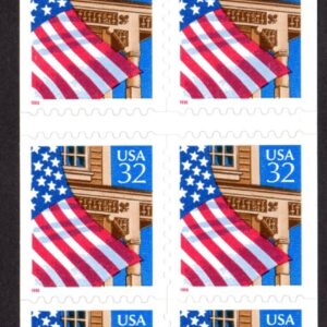 Scott #2921a Flag over Porch Booklet Pane of 10 Stamps - MNH P#22221