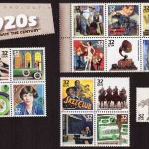 Scott #3184 32¢ 1920s Celebrate the Century Sheet of 15 Stamps - MNH No Selvage