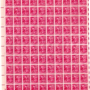 Scott #808 James Madison Presidential Series Sheet of 100 Stamps MNH P#22341 LL