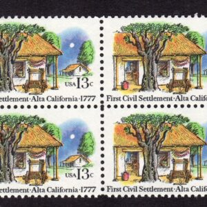 Scott #1725 Alta California Settlement Block of 4 Stamps - MNH