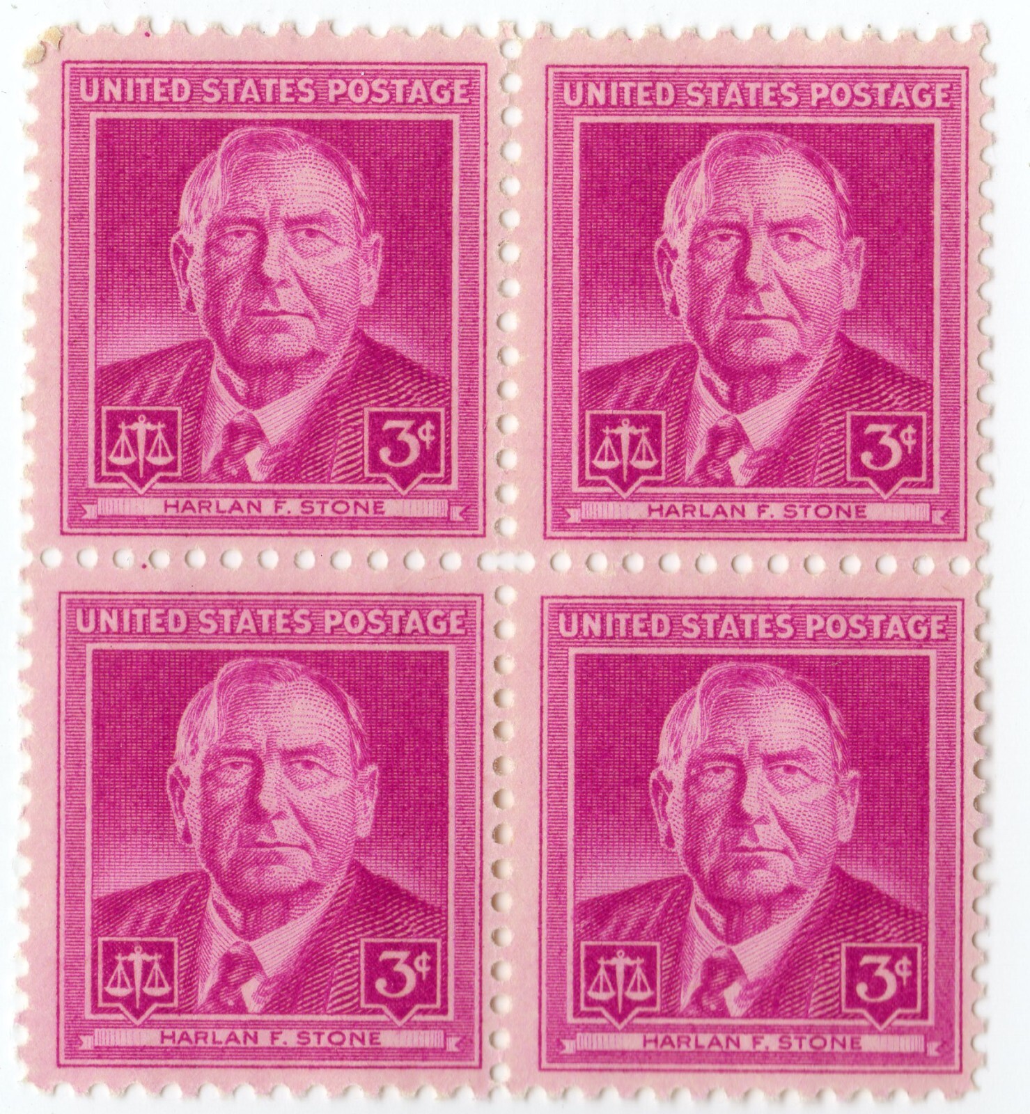 Scott #965 Harlan F. Stone Block of 4 Stamps - MNH