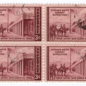 Scott #944 Santa Fe Block of 4 Stamps - Used