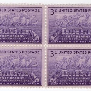 Scott #970 Fort Kearny Block of 4 Stamps - MNH