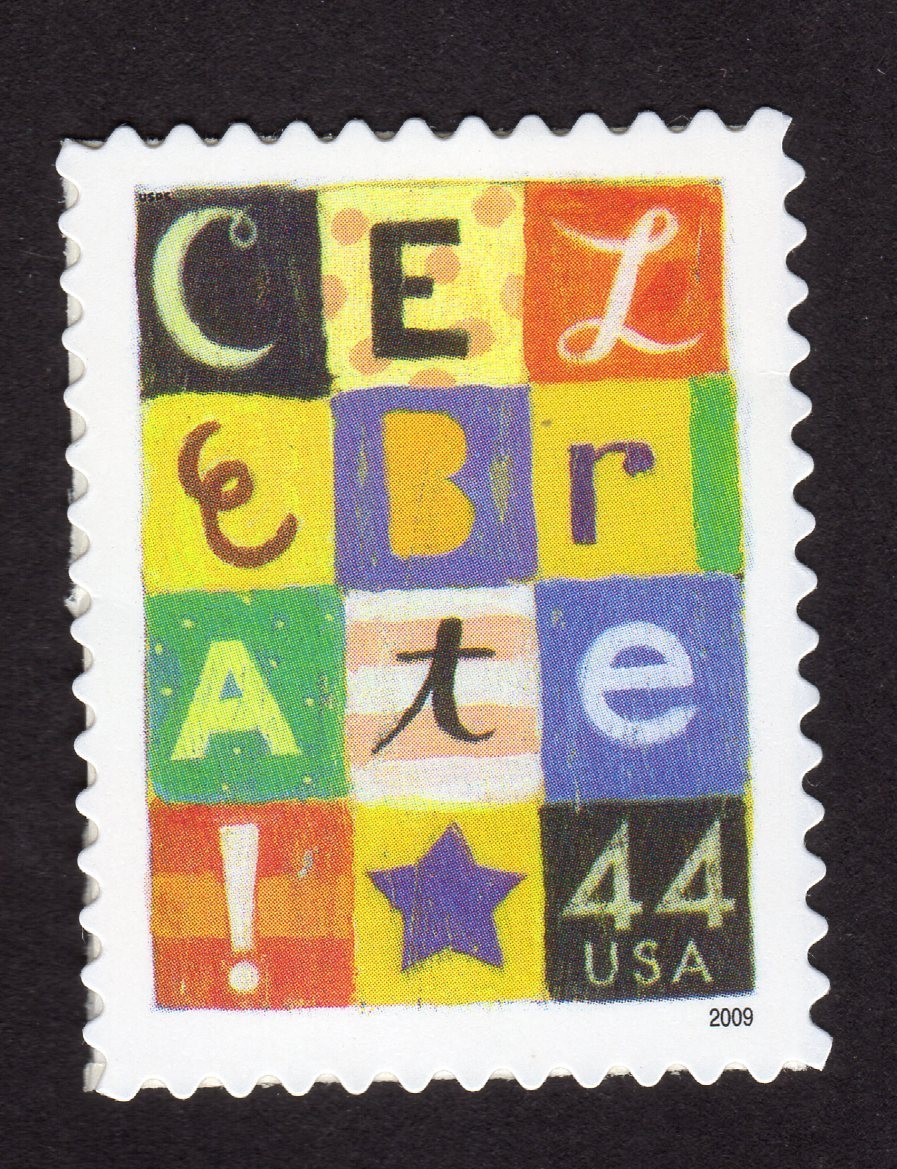Scott #4407 Celebrate Block Letters Single Stamp - MNH