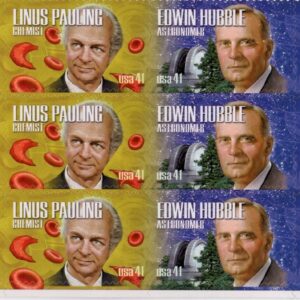 Scott #4227a (4224-27) American Scientists Plate Block of 12 Stamps - MNH