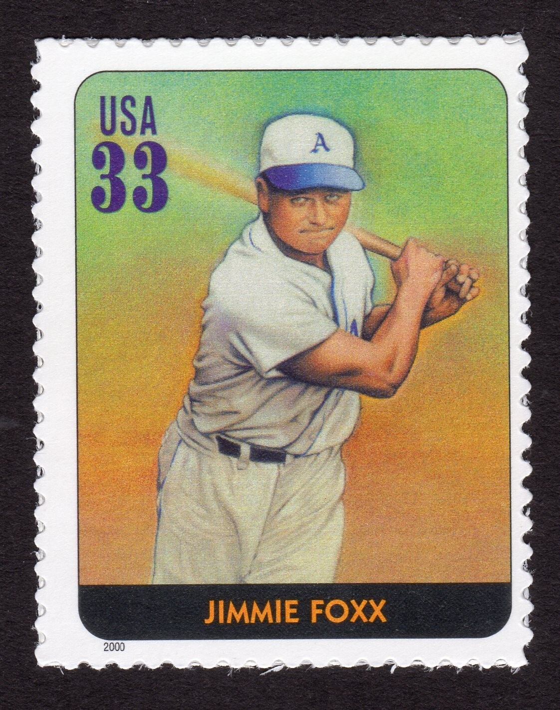 Scott #3408n Jimmie Foxx Single Stamp - MNH