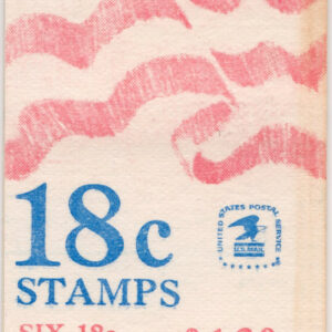 Scott #BK138 18¢ Flag Booklet of 8 Stamps - MNH