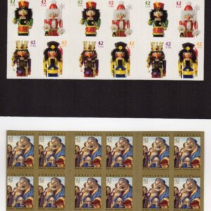 Scott #4359-4363b (4360) Madonna Nutcrackers Booklets of 20 Stamps - MNH
