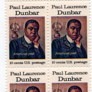 Scott #1554 Paul Laurence Dunbar (2) Plate Blocks of 4 Stamps (8 total) - MNH
