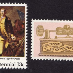 Scott #1704-1705 Washington & Sound Recording Single Stamp - MNH