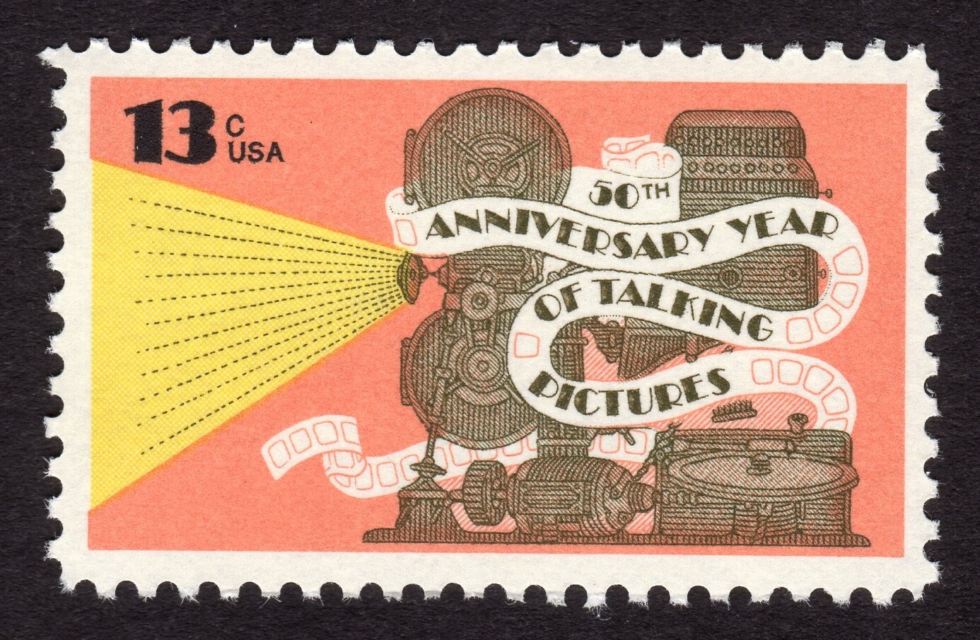 Scott #1727 Talking Pictures Anniversary Single Stamp - MNH
