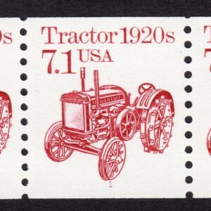 Scott #2127 Tractor Coil Plate # Coil (PNC3) of 3 Stamps - MNH P#1