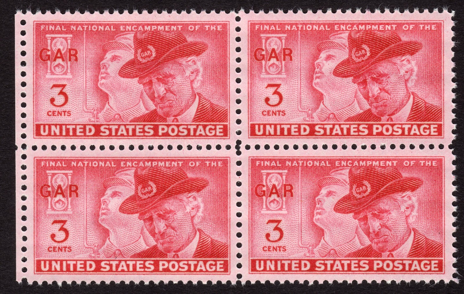 Scott #985 Grand Army of Republic Final Encampment Block of 4 Stamps - MNH