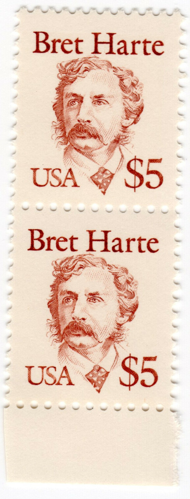 Scott #2196 Bret Harte (Writer, Poet) Pair of Stamps - MNH #1