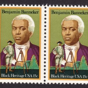 Scott #1804 Benjamin Banneker Pair of Stamps - MNH