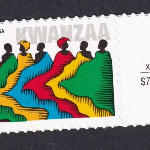 Scott #4119 Kwanzaa Pair of Stamps - MNH w/Price Selvage