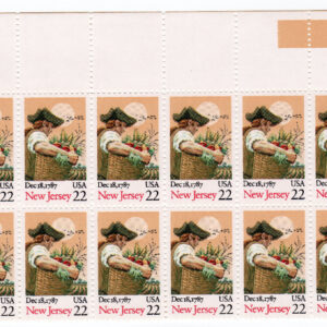 Scott #2338 New Jersey Plate Block of 20 Stamps - MNH UR