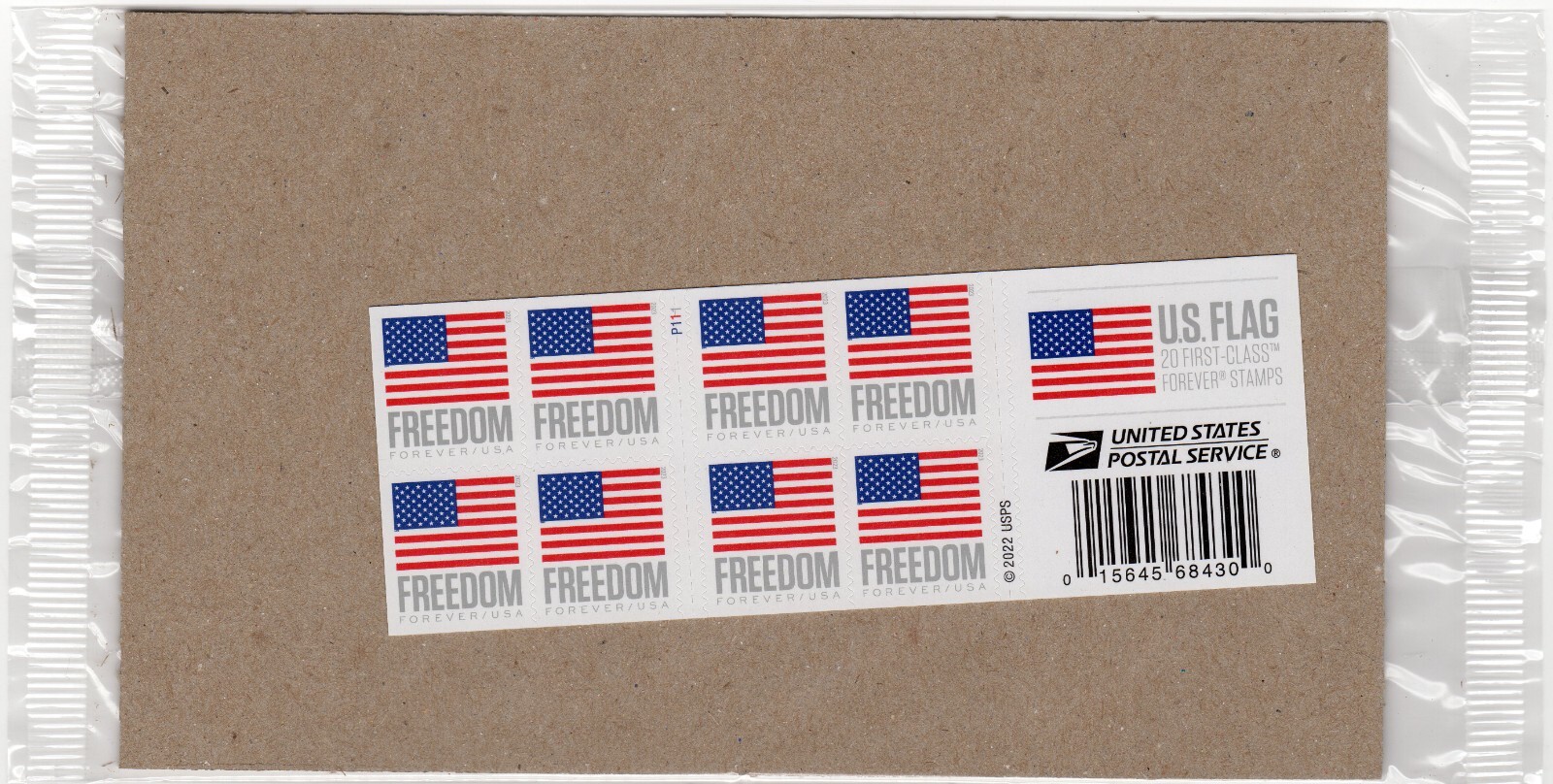 Scott #5790 Freedom Flag Booklet of 20 Forever Stamps - Sealed